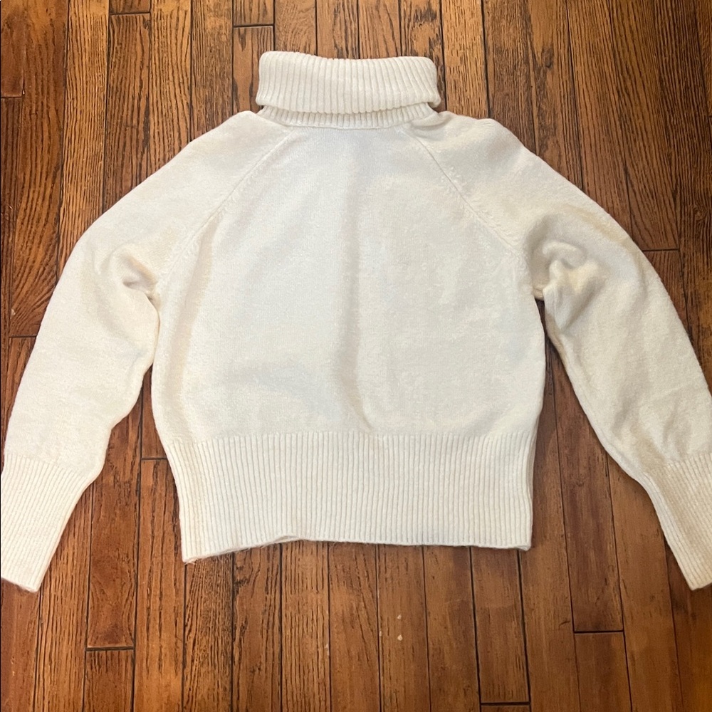 Zara Cream Cowl Neck Sweater